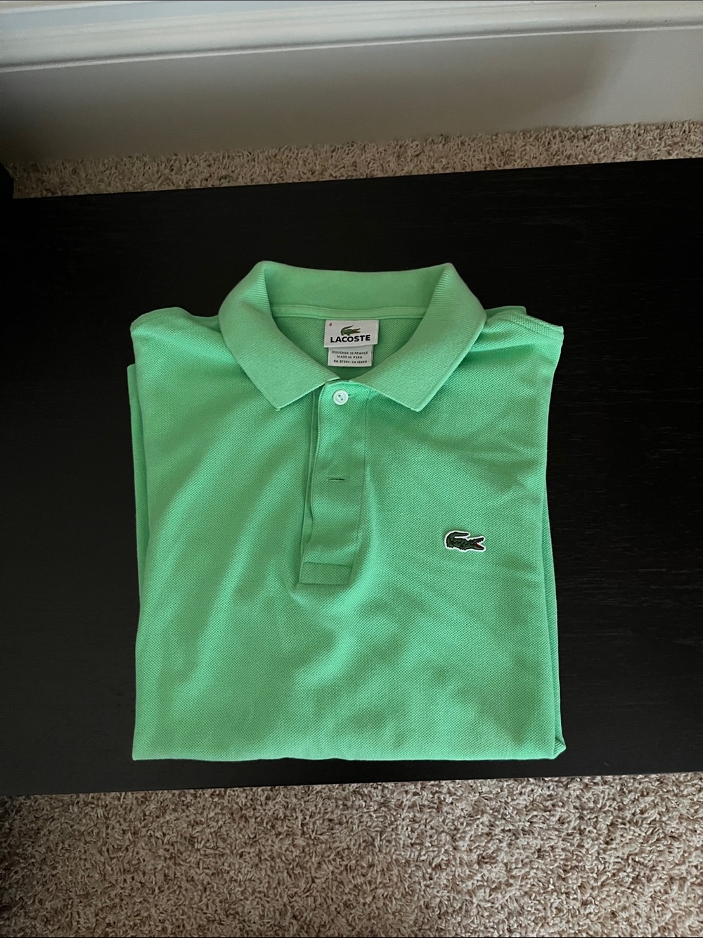 Lacoste Classic Polo in Mint Green